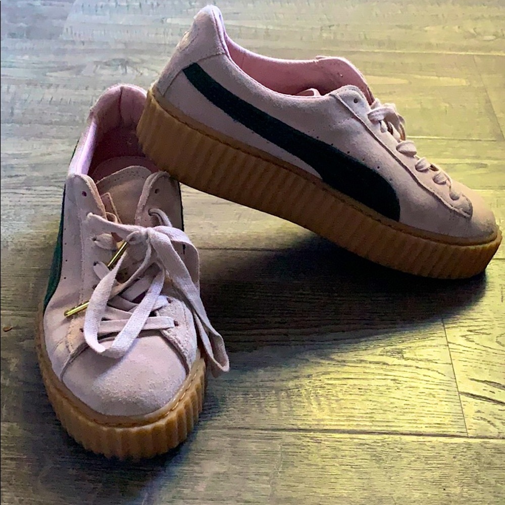 Pink/Green Puma Creepers!!